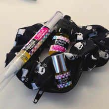 Checkered Finish: Hellaween "Phantom Fluff Scrunchie+ Duo" *CAPPED PRE-ORDER*