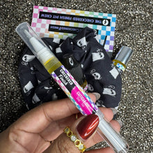 Checkered Finish: Hellaween "Phantom Fluff Scrunchie+ Duo" *CAPPED PRE-ORDER*