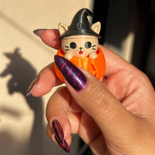 Indie Polish by Patty Lopes: Hellaween Magnet "Pumpkin Cat" *CAPPED PRE-ORDER*