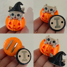 Indie Polish by Patty Lopes: Hellaween Magnet "Pumpkin Cat" *CAPPED PRE-ORDER*