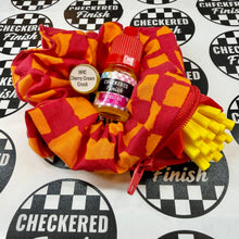 Checkered Finish: Scrunchie+ Duo "Cherry Cream Crush" *CAPPED PRE-ORDER*