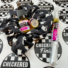 Checkered Finish: Hellaween "Phantom Fluff Scrunchie+ Duo" *CAPPED PRE-ORDER*