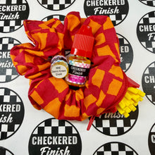 Checkered Finish: Scrunchie+ Duo "Cherry Cream Crush" *CAPPED PRE-ORDER*