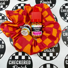 Checkered Finish: Scrunchie+ Duo "Cherry Cream Crush" *CAPPED PRE-ORDER*