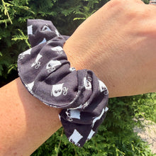 Checkered Finish: Hellaween "Phantom Fluff Scrunchie+ Duo" *CAPPED PRE-ORDER*