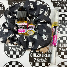 Checkered Finish: Hellaween "Phantom Fluff Scrunchie+ Duo" *CAPPED PRE-ORDER*