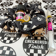 Checkered Finish: Hellaween "Phantom Fluff Scrunchie+ Duo" *CAPPED PRE-ORDER*