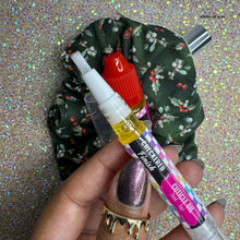Checkered Finish: Holidays Scrunchie+ Duo "Holly Berry Frost" *CAPPED PRE-ORDER*