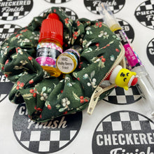 Checkered Finish: Holidays Scrunchie+ Duo "Holly Berry Frost" *CAPPED PRE-ORDER*