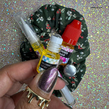 Checkered Finish: Holidays Scrunchie+ Duo "Holly Berry Frost" *CAPPED PRE-ORDER*