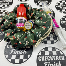 Checkered Finish: Holidays Scrunchie+ Duo "Holly Berry Frost" *CAPPED PRE-ORDER*