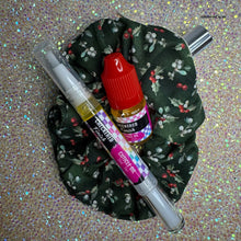 Checkered Finish: Holidays Scrunchie+ Duo "Holly Berry Frost" *CAPPED PRE-ORDER*