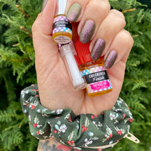 Checkered Finish: Holidays Scrunchie+ Duo "Holly Berry Frost" *CAPPED PRE-ORDER*