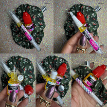 Checkered Finish: Holidays Scrunchie+ Duo "Holly Berry Frost" *CAPPED PRE-ORDER*