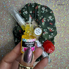 Checkered Finish: Holidays Scrunchie+ Duo "Holly Berry Frost" *CAPPED PRE-ORDER*