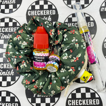 Checkered Finish: Holidays Scrunchie+ Duo "Holly Berry Frost" *CAPPED PRE-ORDER*