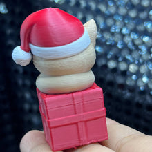 Indie Polish by Patty Lopes: Holiday Magnet "Kitten With a Christmas Giftbox" *CAPPED PRE-ORDER*