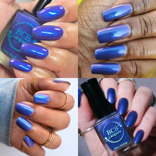 BCB Lacquers continues their 'Fairy Tail' series with a polish inspired by Wendy Marvell!

"Sky Dragon" is a smokey blue crelly with blue/purple shimmer.