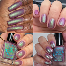 "Therapy Session" is a purple crelly with a strong green/blue/pink/purple shifting shimmer.

15ml Bottle