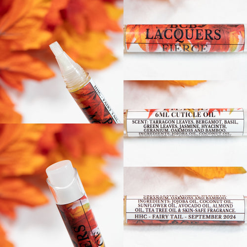 BCB Lacquers has created a cuticle oil click pen for September's HHC! 

