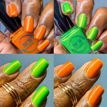 BCB Lacquers: Halloween Duo "Franken-Fire!" and "Caught Off Gourd" *OVERSTOCK*