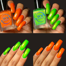 BCB Lacquers: Halloween Duo "Franken-Fire!" and "Caught Off Gourd" *OVERSTOCK*