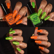 BCB Lacquers: Halloween Duo "Franken-Fire!" and "Caught Off Gourd" *OVERSTOCK*