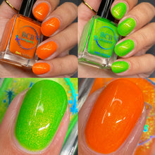 BCB Lacquers: Halloween Duo "Franken-Fire!" and "Caught Off Gourd" *OVERSTOCK*