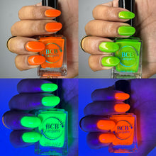 BCB Lacquers: Halloween Duo "Franken-Fire!" and "Caught Off Gourd" *OVERSTOCK*