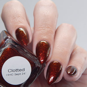 Cracked Polish: Halloween "Clotted" *OVERSTOCK*