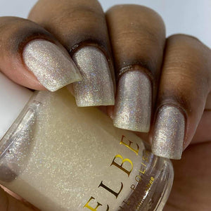 Elbe Nail Polish: DUO "Glass Wing" and "Crystal Shine" OVERSTOCK