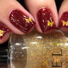 ELBE Nail Polish: DUO "Red Admiral" and "Heavenly Gold" OVERSTOCK