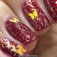 ELBE Nail Polish: DUO "Red Admiral" and "Heavenly Gold" OVERSTOCK