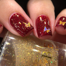 ELBE Nail Polish: DUO "Red Admiral" and "Heavenly Gold" OVERSTOCK