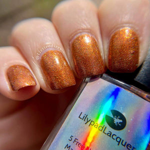 Lilypad Lacquer: SINGLE BOTTLE "Crash and Burn" OVERSTOCK