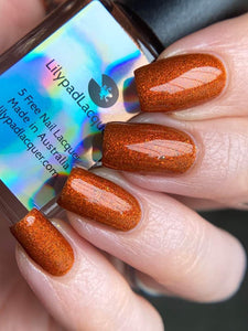 Lilypad Lacquer: SINGLE BOTTLE "Crash and Burn" OVERSTOCK