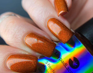 Lilypad Lacquer: SINGLE BOTTLE "Crash and Burn" OVERSTOCK