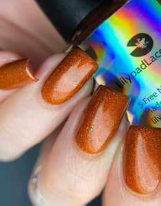 Lilypad Lacquer: SINGLE BOTTLE "Crash and Burn" OVERSTOCK