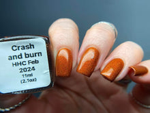 Lilypad Lacquer: SINGLE BOTTLE "Crash and Burn" OVERSTOCK