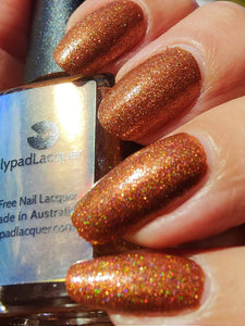 Lilypad Lacquer: SINGLE BOTTLE "Crash and Burn" OVERSTOCK