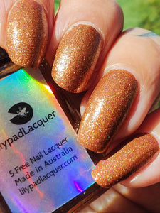 Lilypad Lacquer: SINGLE BOTTLE "Crash and Burn" OVERSTOCK