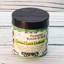 Handmade Natural Beauty is pleased to offer a luxurious foaming sugar scrub this month to help you get excited for Summer! "Coconut Lime Verbena” which can be described as a tantalizing fusion of fresh coconut, lime and invigorating verbena soothed by luscious vanilla.