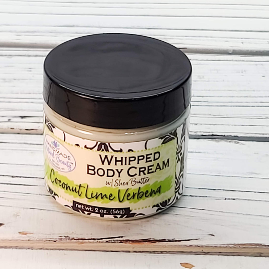 Handmade Natural Beauty is pleased to offer another one of our popular moisturizers this month! Shea Butter Whipped Body Cream in 