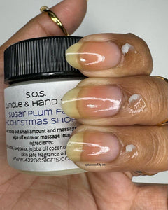 1422 Designs: Holiday Set "Sugar Plum Fairy" and S.O.S. Cuticle and Hand Salve *CAPPED PRE-ORDER*