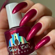 Sassy Cats Lacquer: "Pom Cran Glam" *OVERSTOCK*