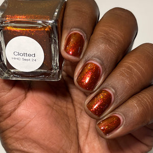 Cracked Polish: Halloween "Clotted" *OVERSTOCK*