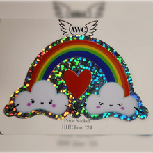 Angel Wings Creations: PRIDE "Glitter Sticker" OVERSTOCK