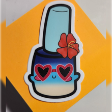 Angel Wings Creations: STICKER - Nail Polish Bottle "Beach Era" *OVERSTOCK*