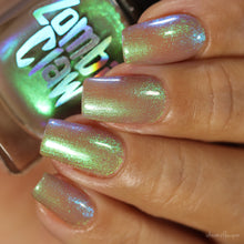 Zombie Claw continues their theme inspired by The Powerpuff Girls with a polish inspired by the character, Mitchell Mitchelson.

"Mitch Rocks!" is a A dark chocolate base with blue-green electric shimmer.

13ml Bottle

100 Cap