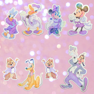 Golly Oodelally Designs is thrilled to be doing another collab with Ribbits Stickits and Envy Lacquer! We'll will be continuing the series inspired by 100 Years of Magic, which will be very much mouse inspired. "It All Started with a Mouse" is of course inspired by Mickey and friends. 9 Sticker SEt  30 Cap